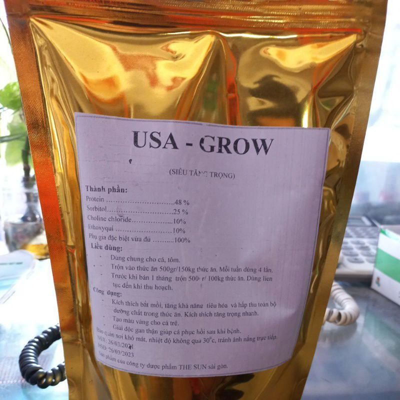 Usa grow siêu tăng trọng tôm cá