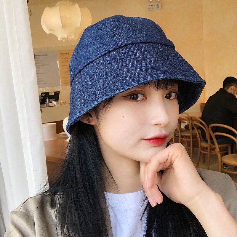 Mũ nón bucket chất jean phong cách Hàn Quốc
