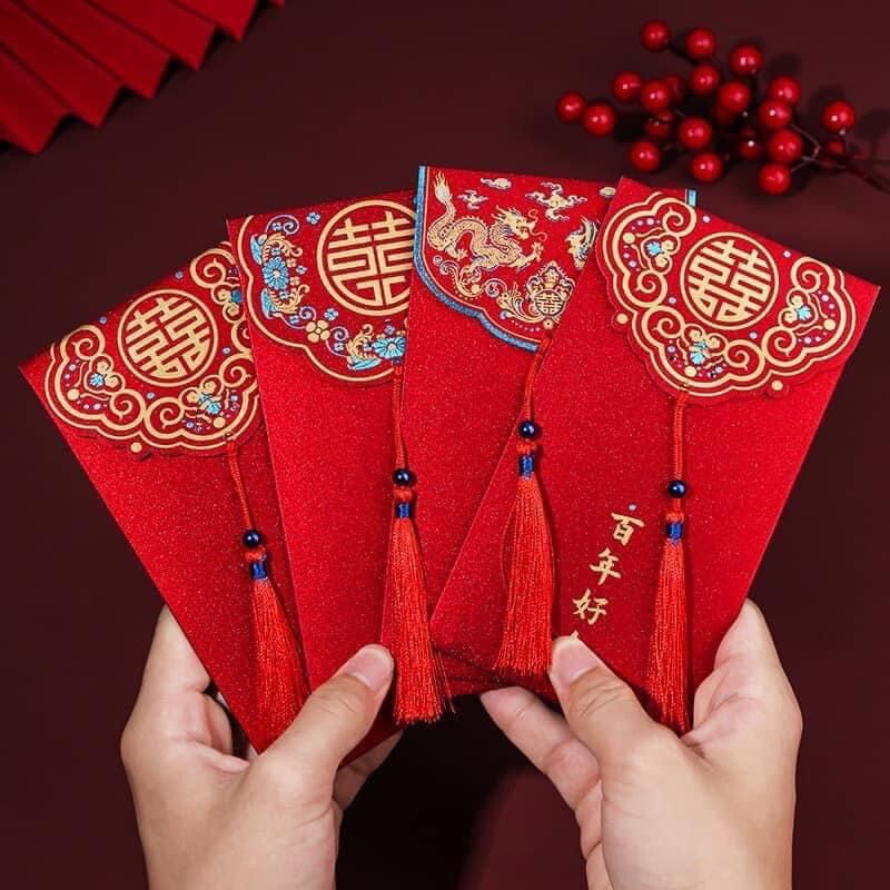 Combo 10  lixi chibi mẫu mới 2023