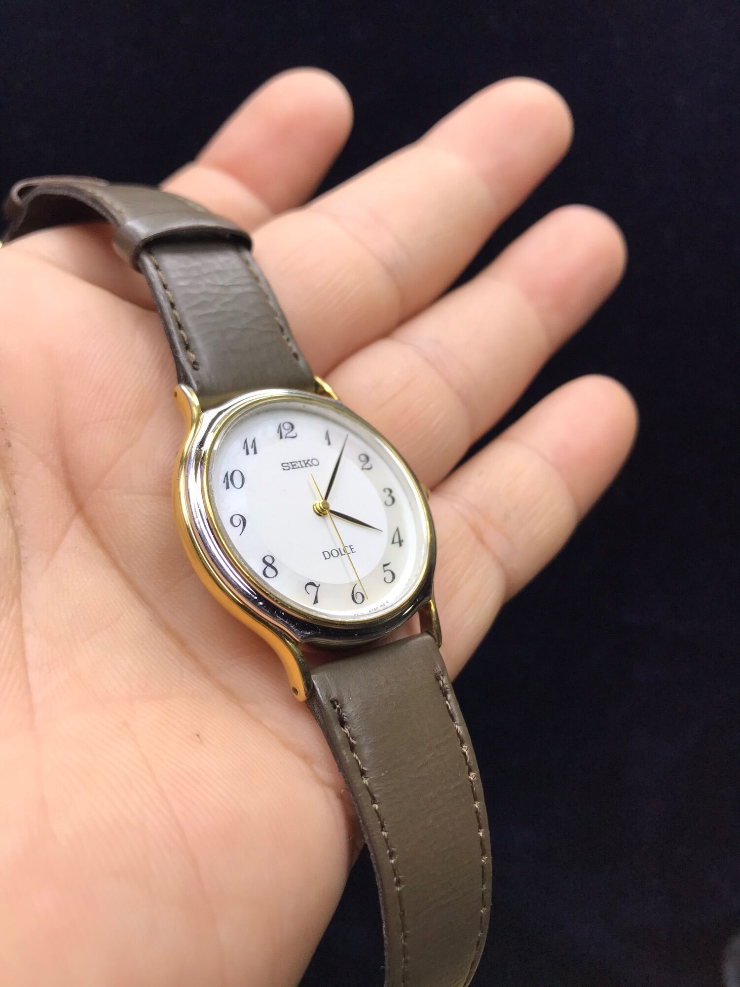 💝Đồng hồ Si Nữ hiệu SeiKo Dolce mặt mỏng. Nhật🎌