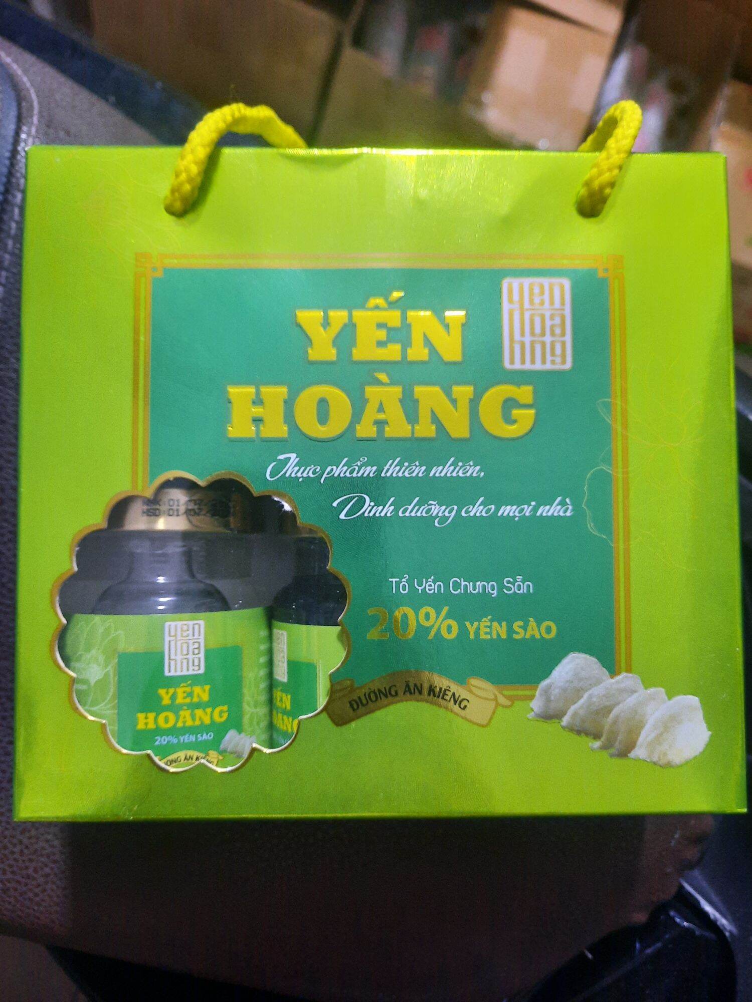 Lốc 6 hủ yến hoàng đường ăn kiêng 20% yến