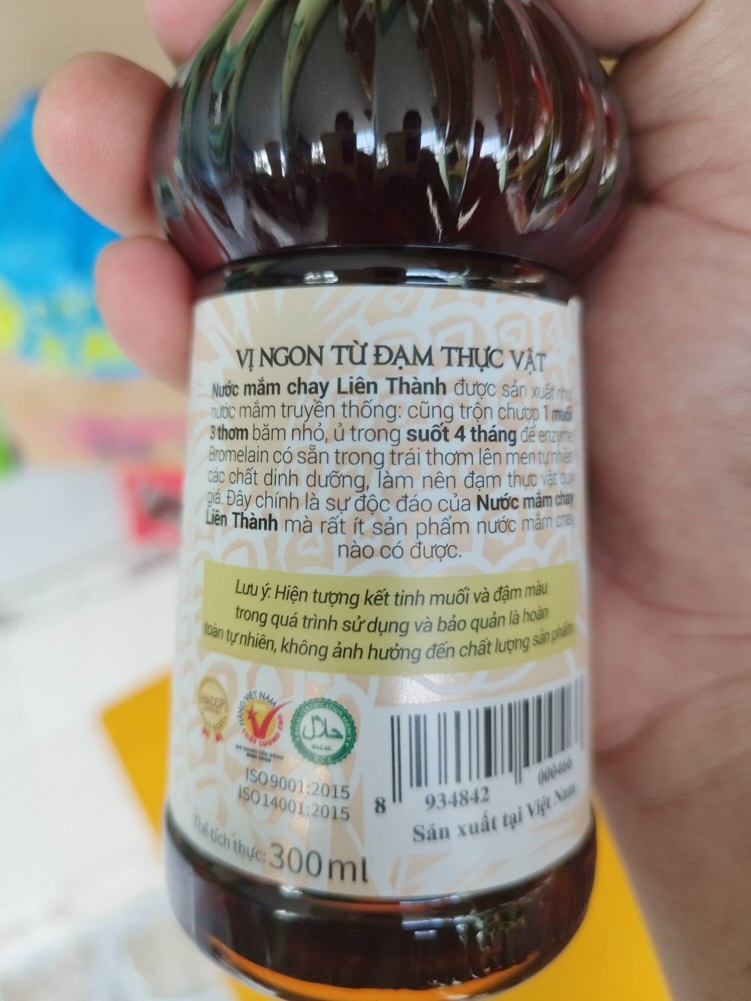Nước Mắm Chay Liên Thành Chai 300ml