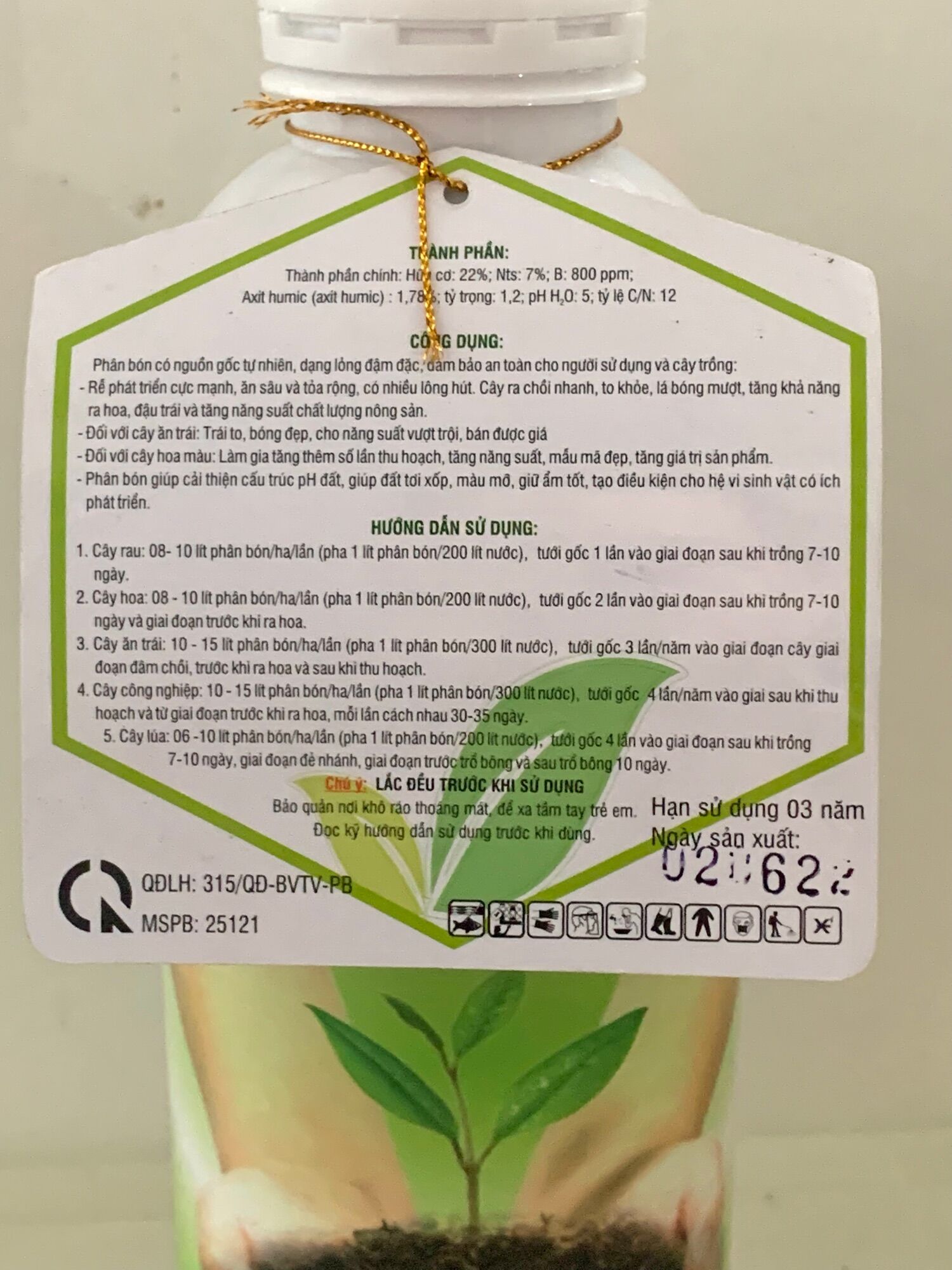 Phân bón hữu cơ NUTRIENTS RICH - 1 lít - (Ra rễ cực mạnh, đẻ nhánh khỏe, bung đọt, vọt hoa)