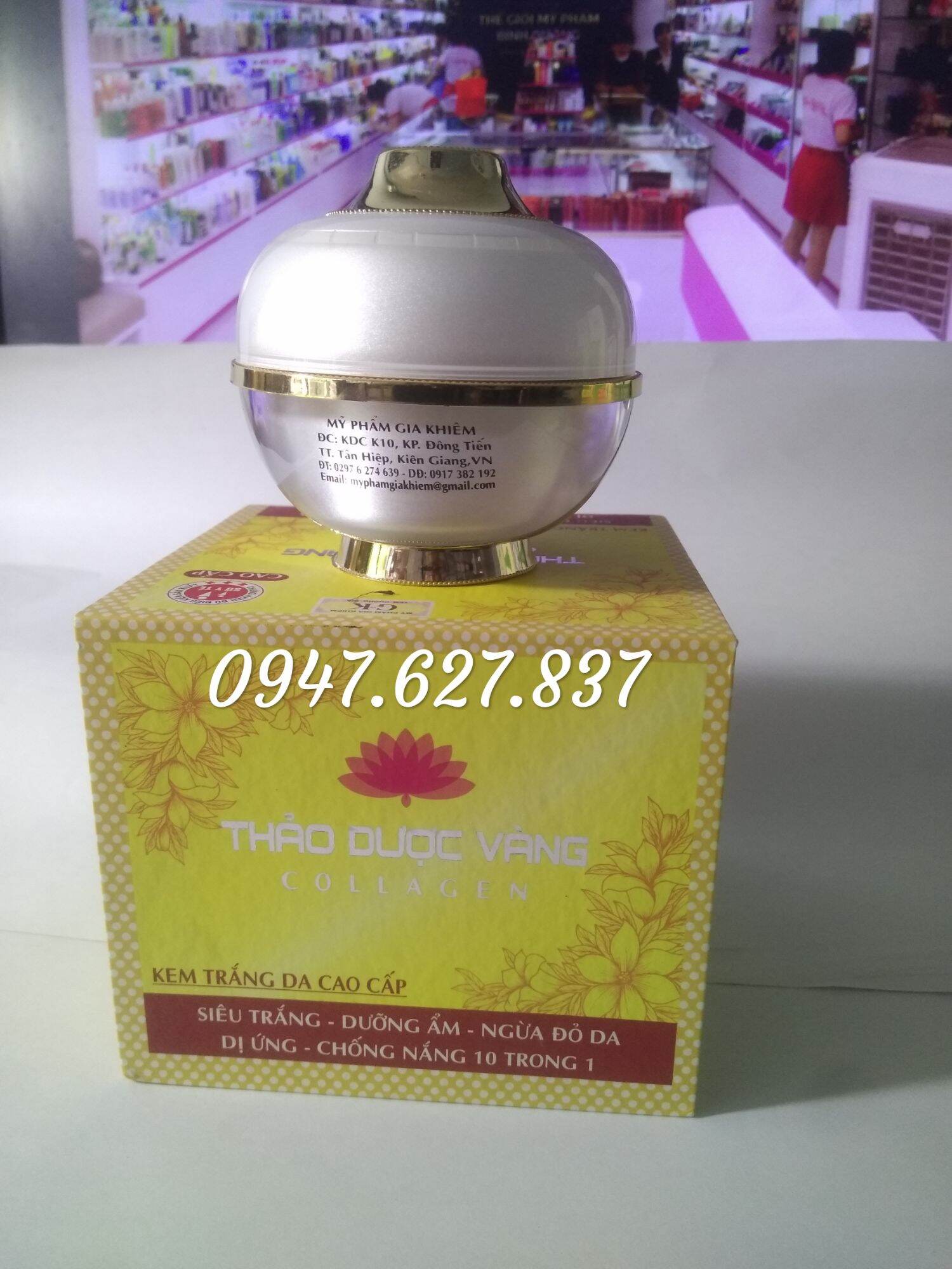kem thảo dược vàng trắng da 10in1 30g