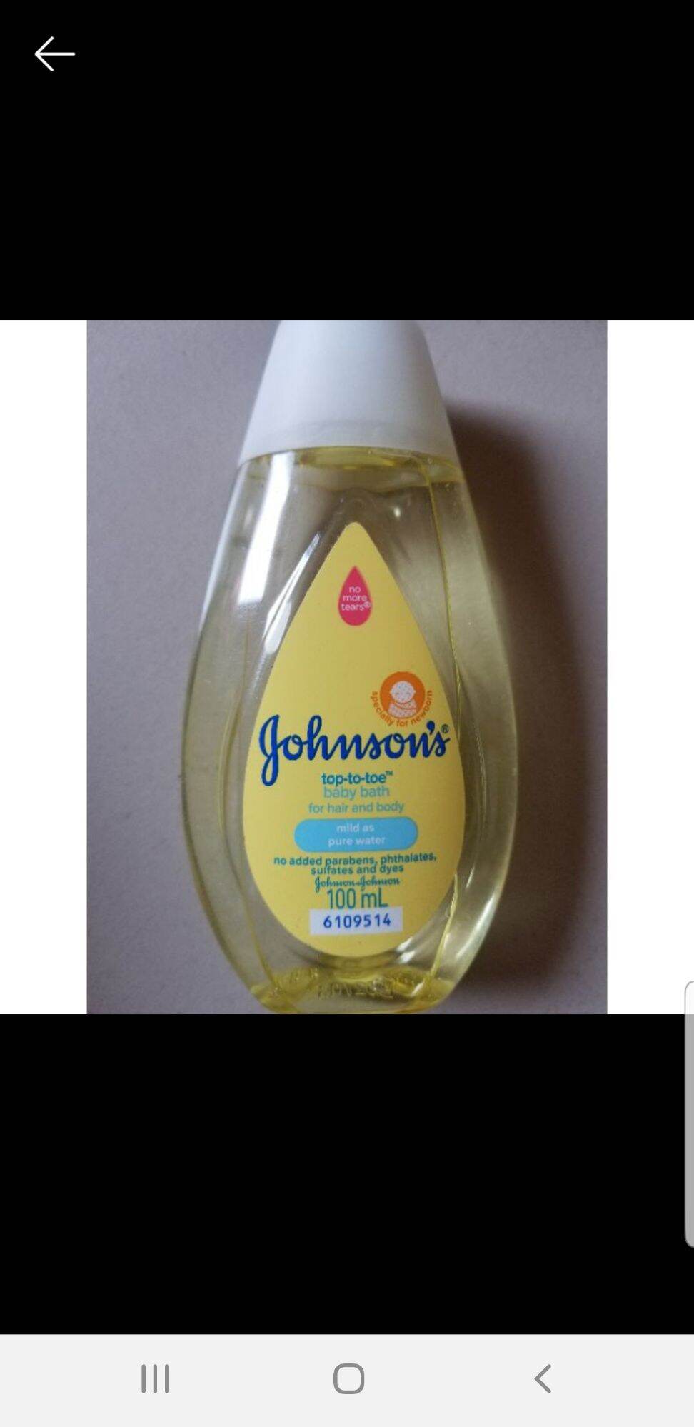 Tắm gội toàn thân johnson baby top toe to 100ml