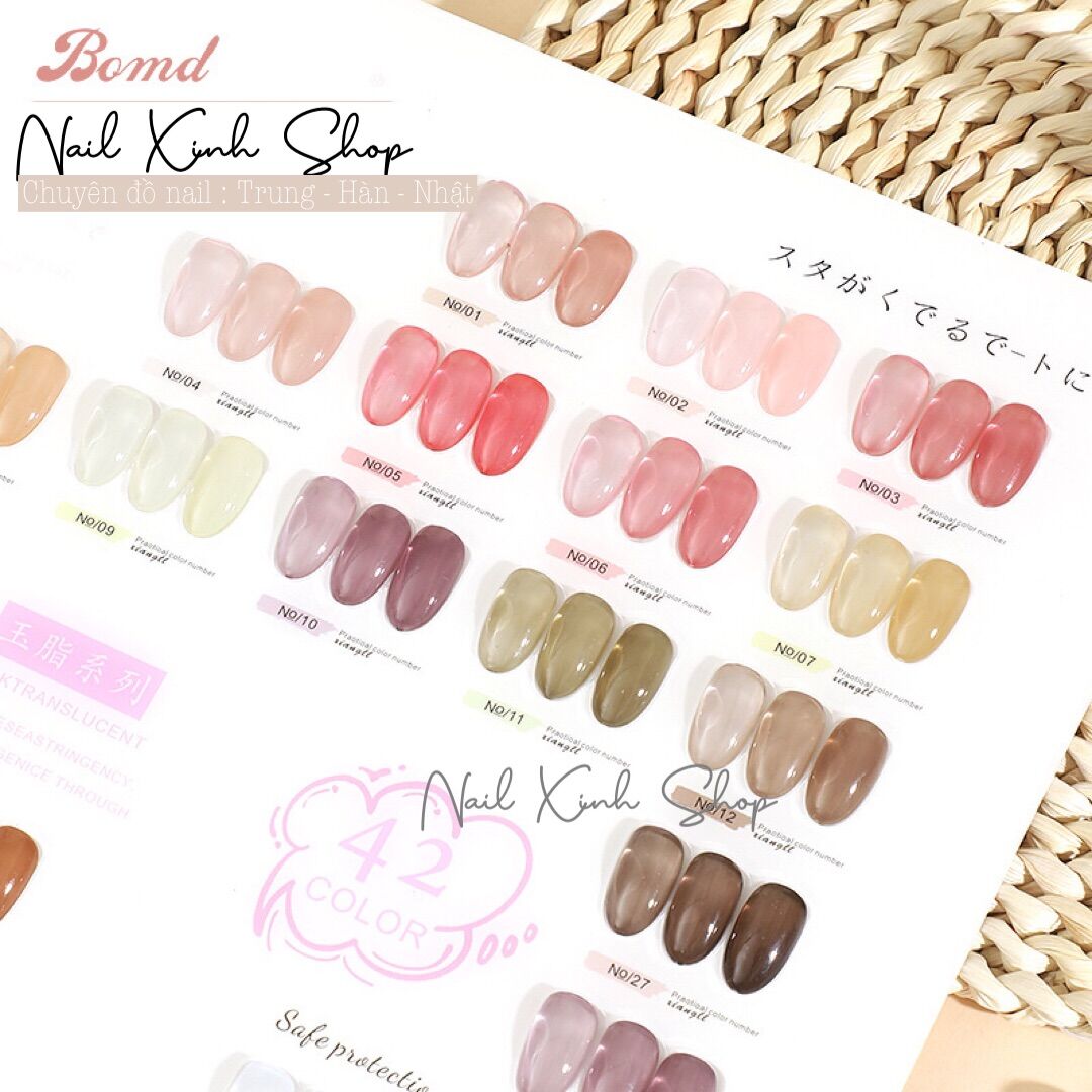 Sơn gel màu thạch hot trend - mã [ 01-42]