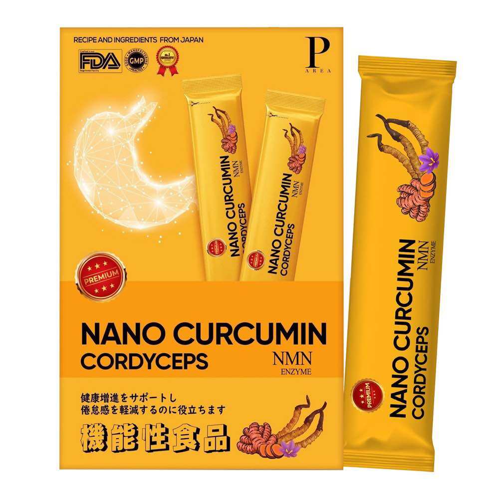 Thạch Nghệ Đông Trùng vị chuối Saffron Nano Curcumin