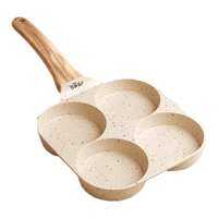 BEAR | Egg  Pancake Frypan with 4 Holes Non-Stick Surface