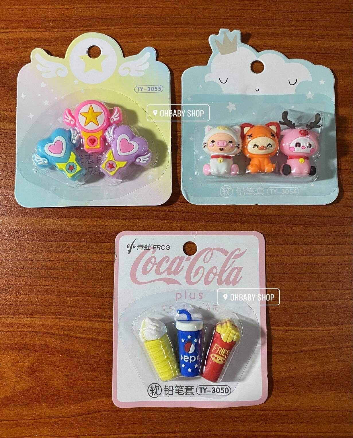 [HCM]Vỉ Nắp Bút Silicon