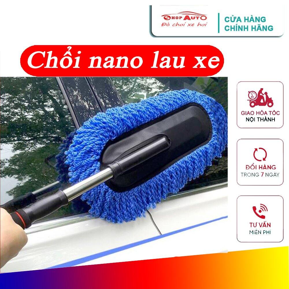 Chổi rửa xe ô tô - Chổi lau xe ô tô cán kéo dài, sợi mềm lau rửa xe ô tô chuyên dụng cực sạch, tránh xước xe - Vệ sinh ô tô