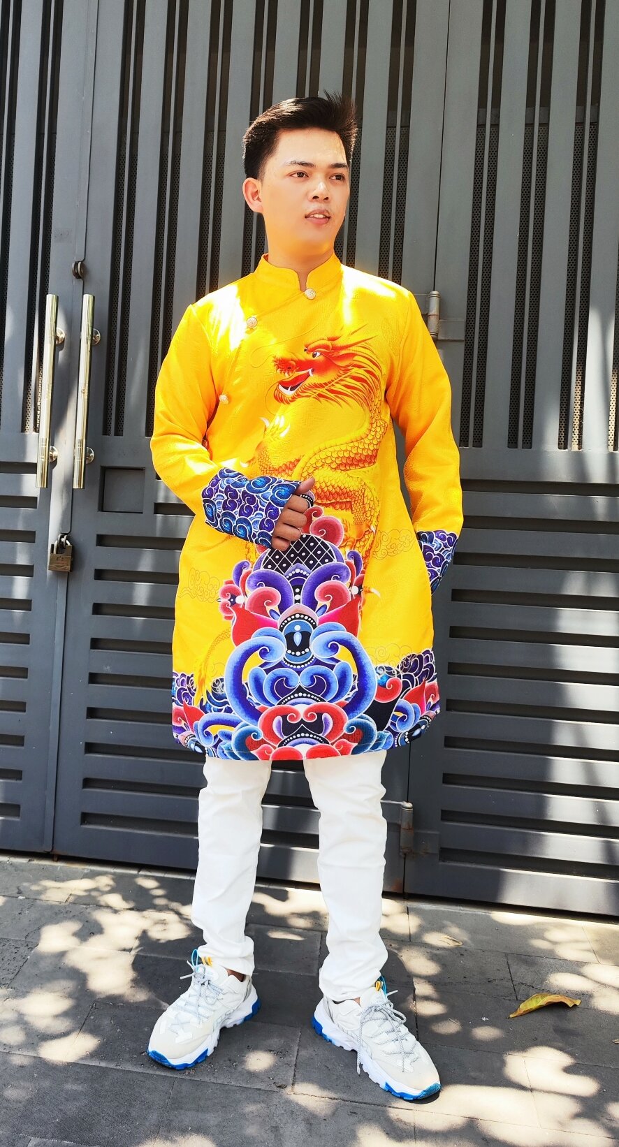 áo dài nam