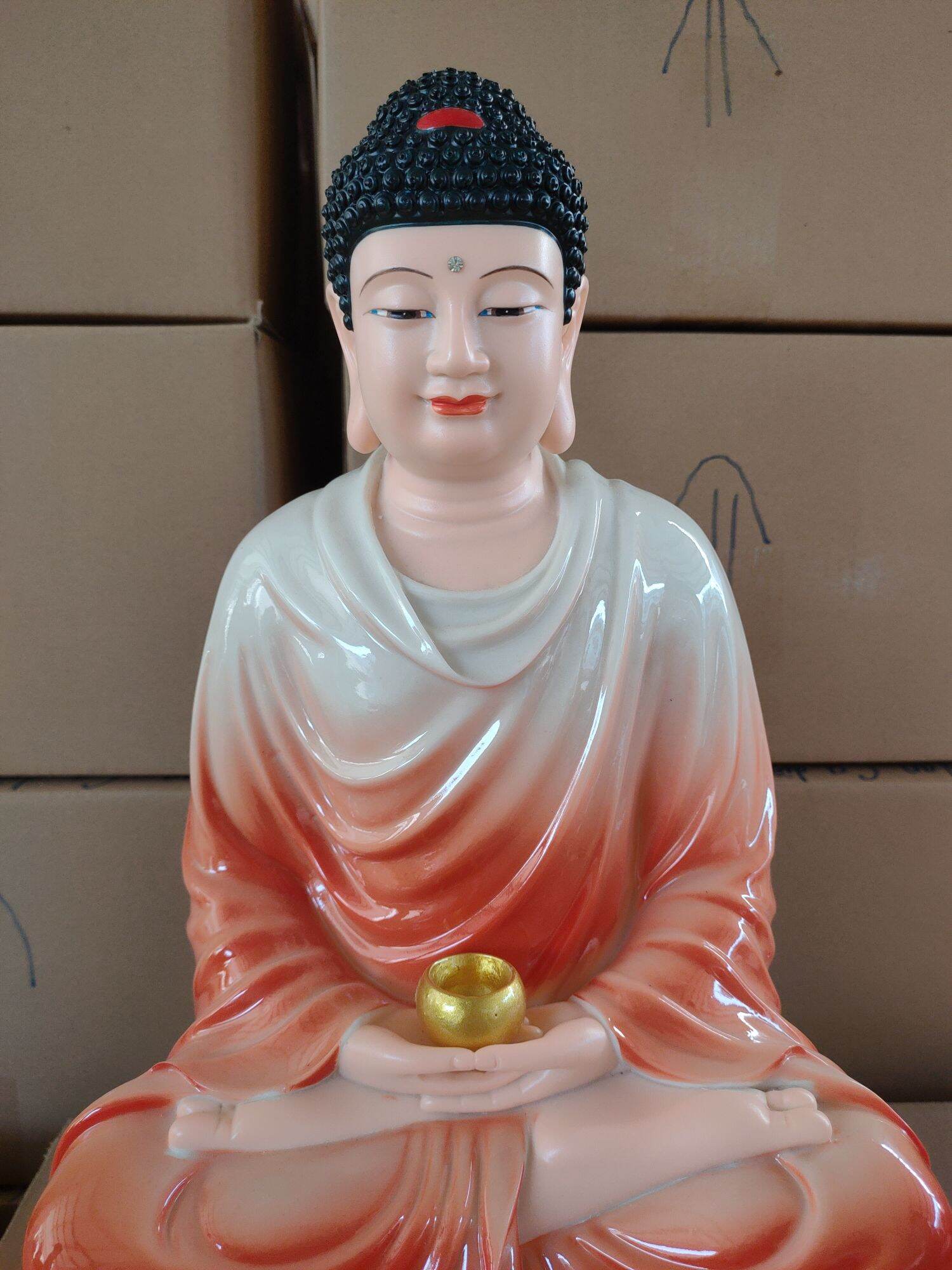 Tượng Bổn Sư Thích Ca cao 30cm