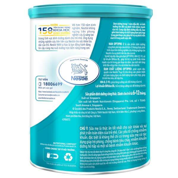 Sữa NAN OPTIPRO HMO số 2 --- 900G (Date: 04/2023)