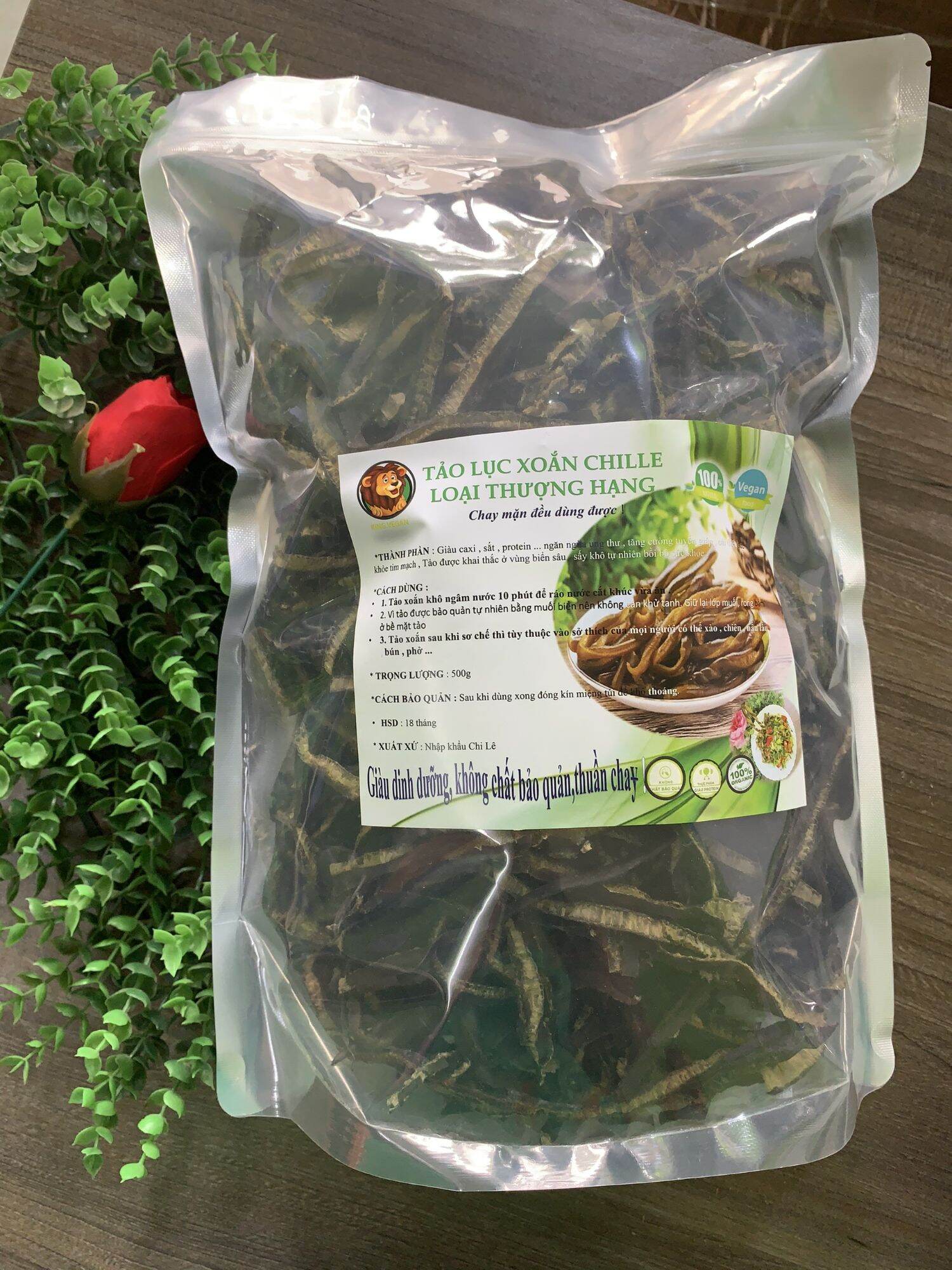 Tảo Xoắn Chile Loại 1 - 500gr