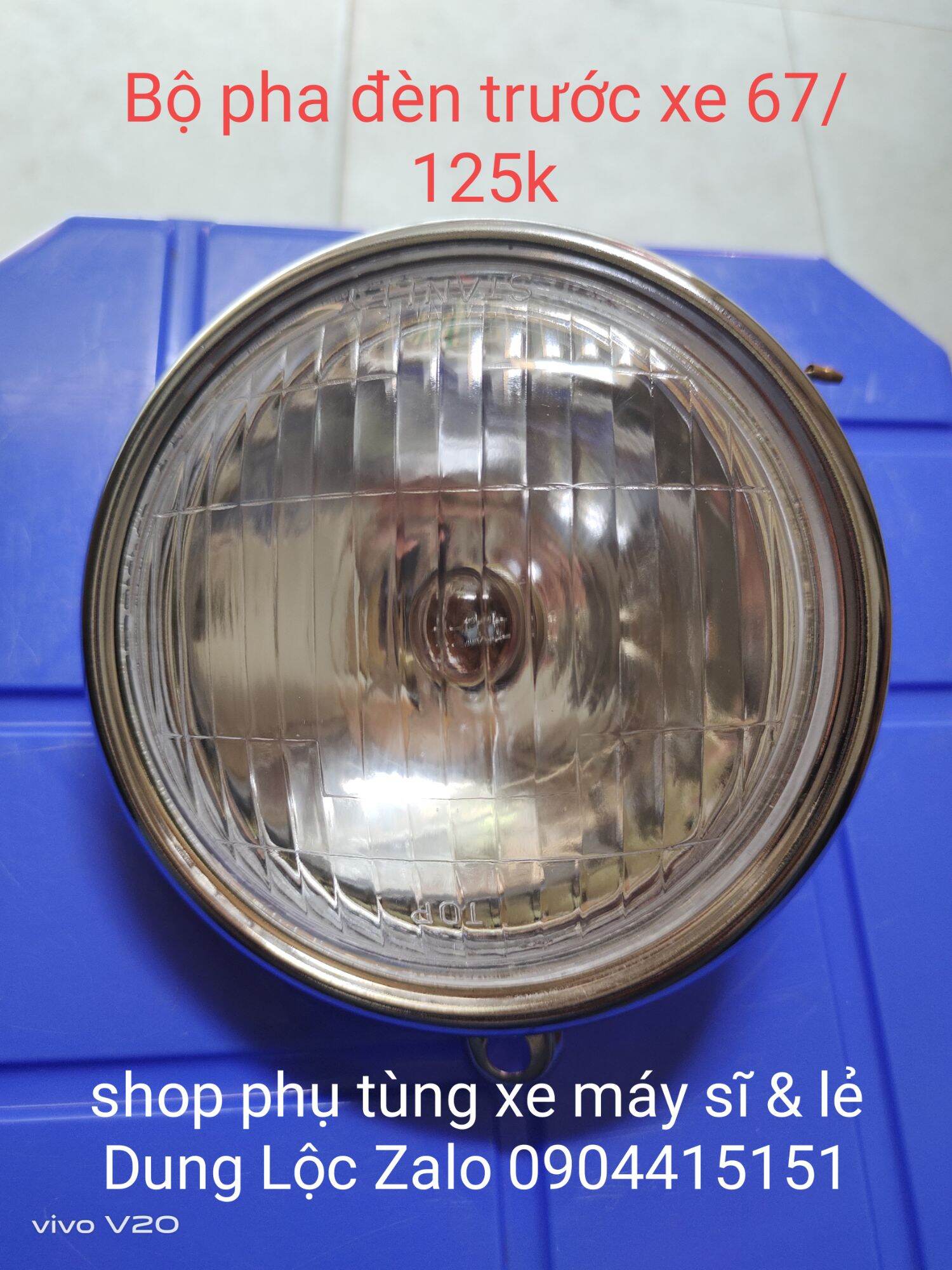 Bộ pha đèn trước dùng cho dòng xe máy honda 67 hàng đẹp, độ bền cao.