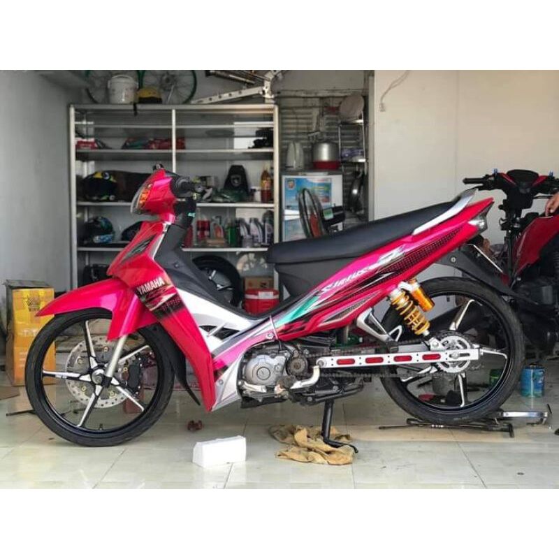 Gắp phây Sirius 50+110cc+Jupiter+ Quây+Đrim+Cúp.Dài 50cm Kèm pass tăng sên và óc bắt phuộc ạ.