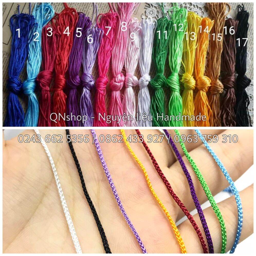 10 mét dây dù 1mm tết vòng