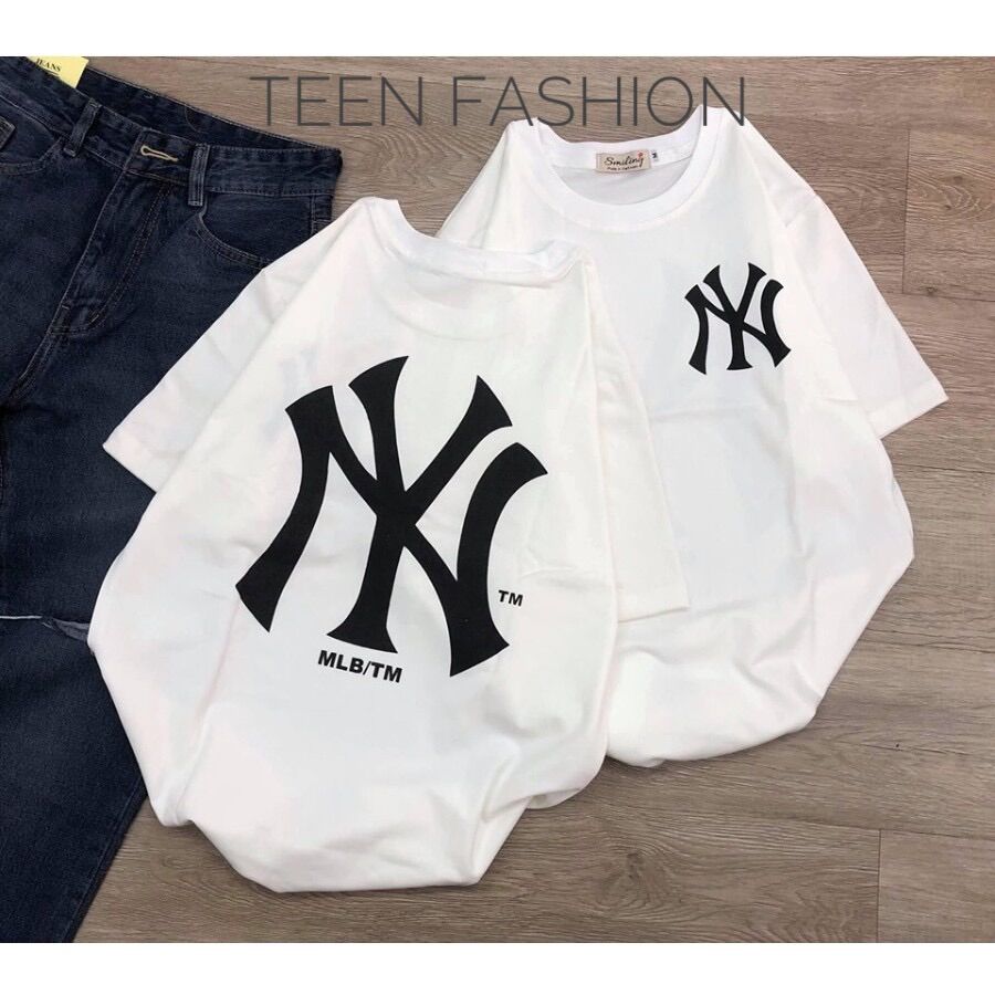 [HCM]Áo Thun Tay Lỡ NY Unisex Phong Cách Hàn Quốc - Áo Thun Phông Rộng Thời Trang Nam Nữ Bắt Trent