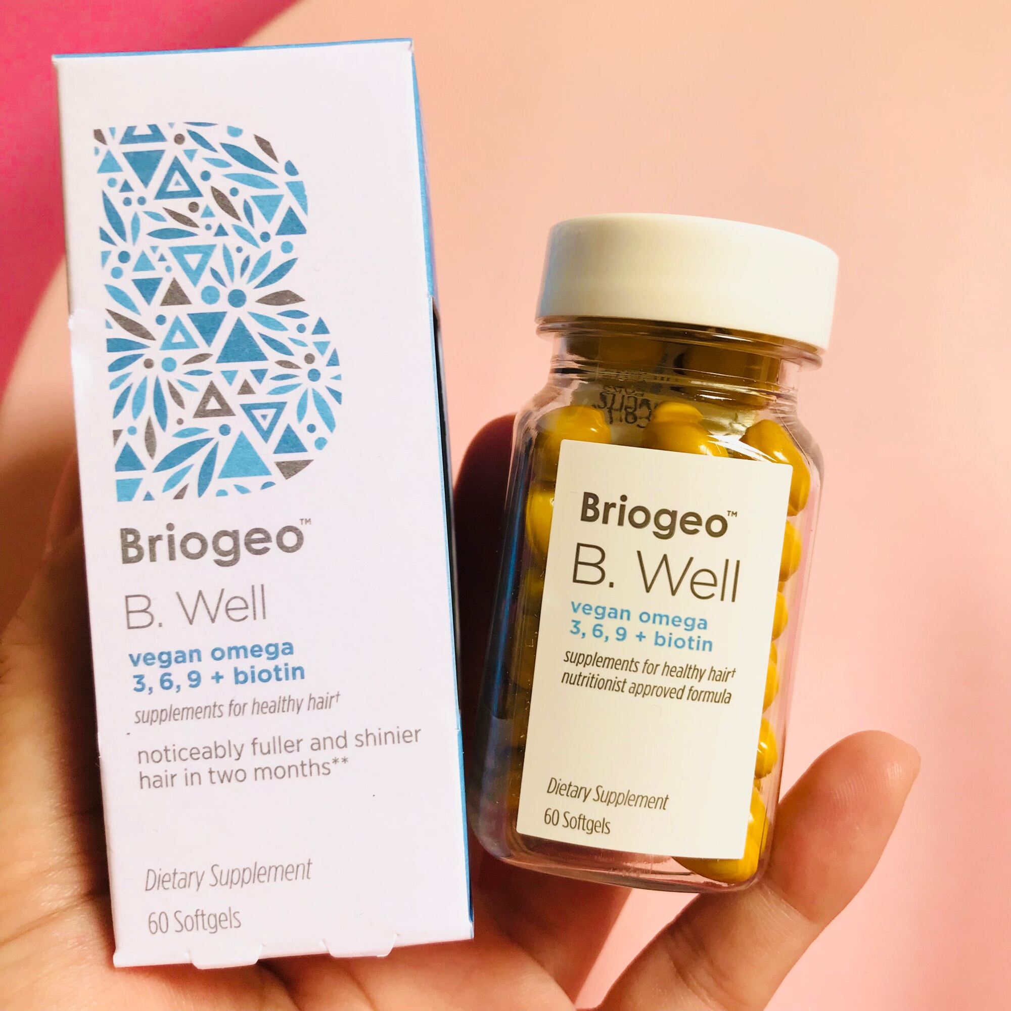Viên uống dưỡng tóc Briogeo Destined for Density Omega 3, 6