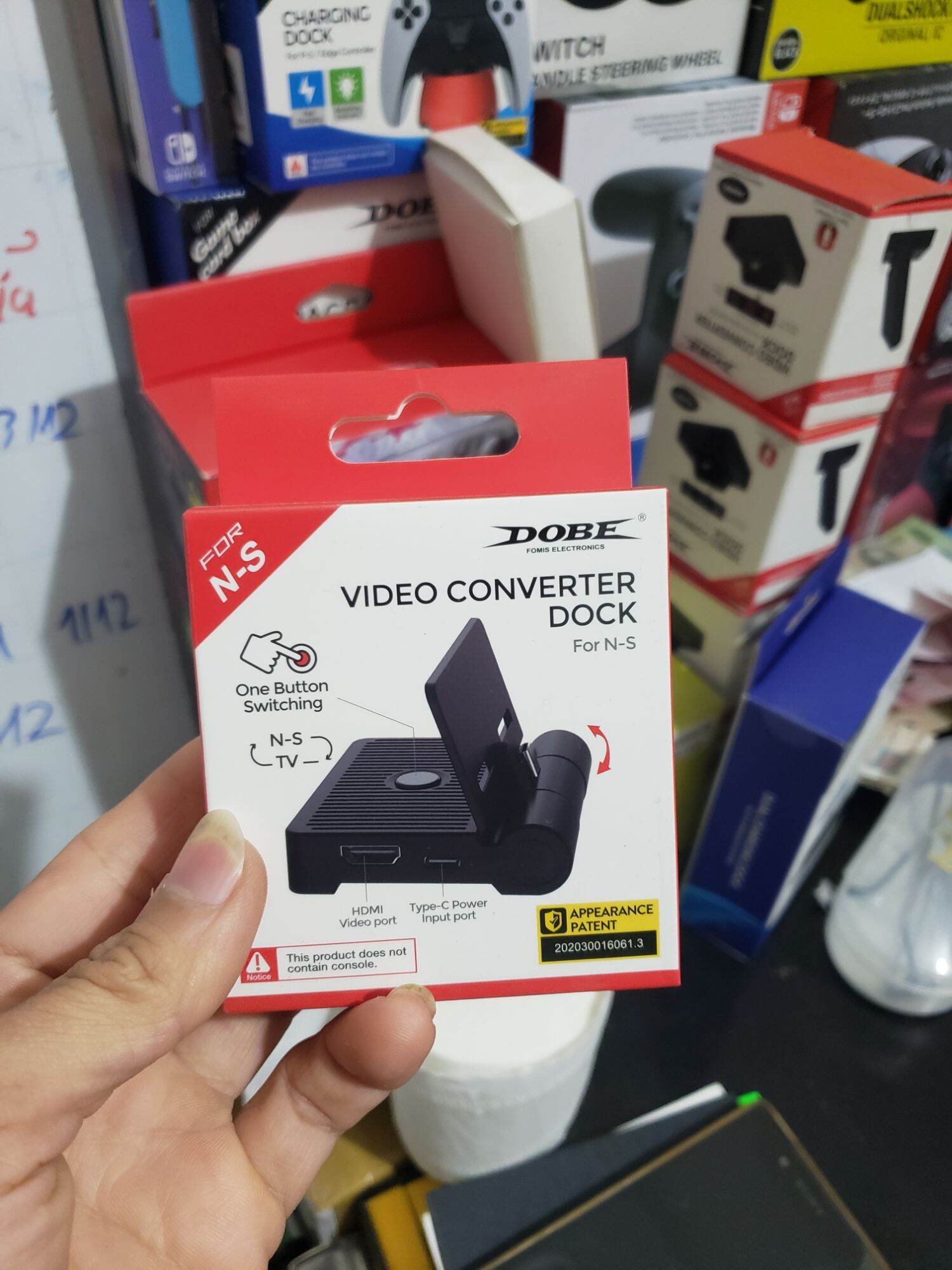 dock xuất hình nintendo switch Oled v1 v2 video output dock hãng Dobe Nintendo Switch