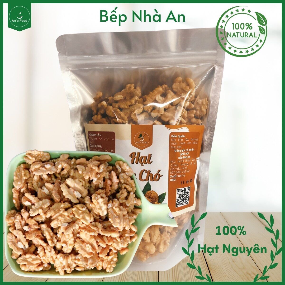 Nhân óc chó Mỹ - 1kg