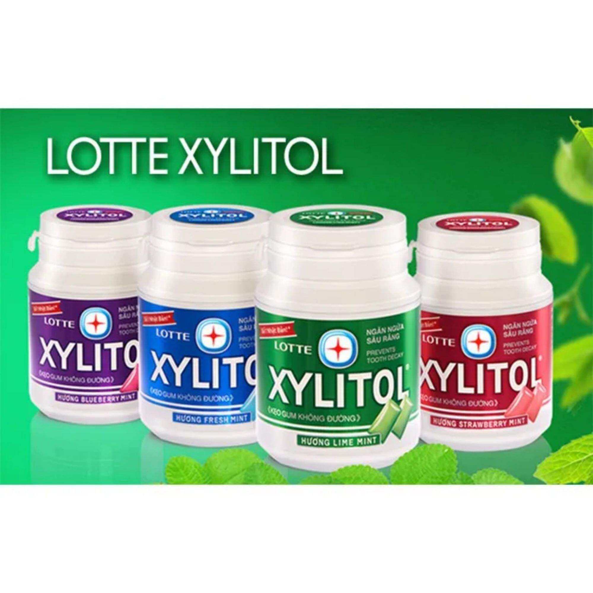 Kẹo gum không đường Lotte Xylitol NGĂN NGỪA SÂU RĂNG.