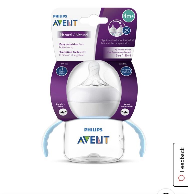Bình tập uống Avent có tay cầm 150ml