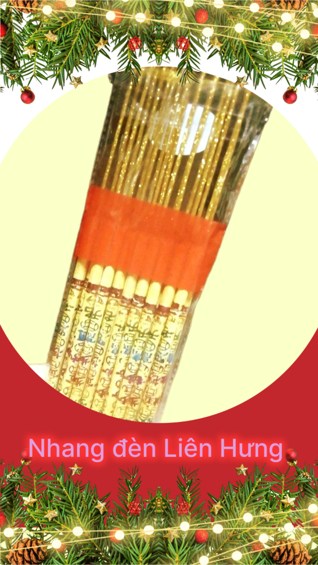 1 thẻ nhang chớp cây trung/lớn