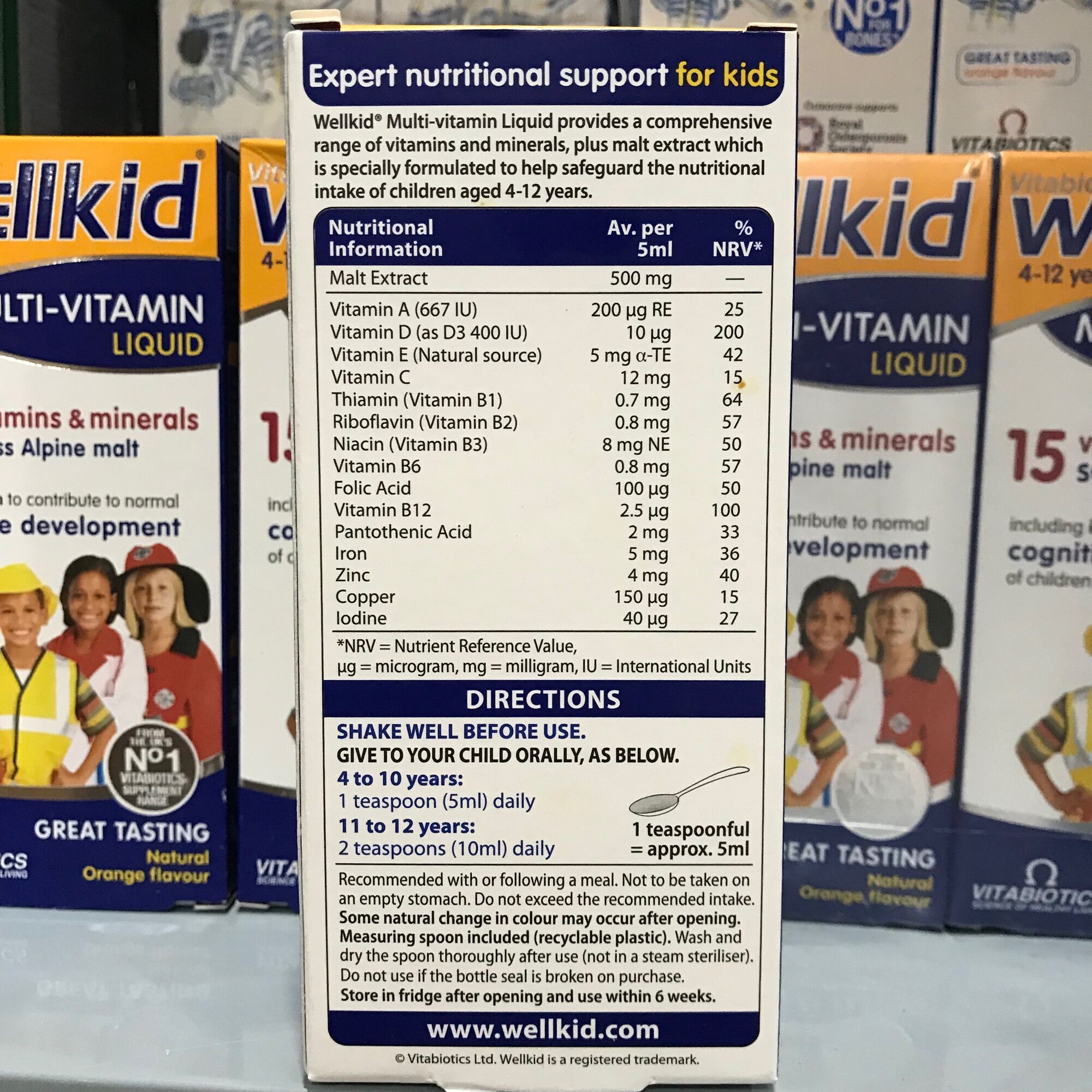 Wellkid cho trẻ từ 4-12 tuổi