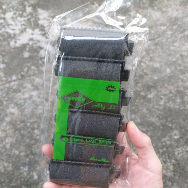 Túi 6 lô xốp cuốn quấn làm xoăn tóc (được chọn màu)