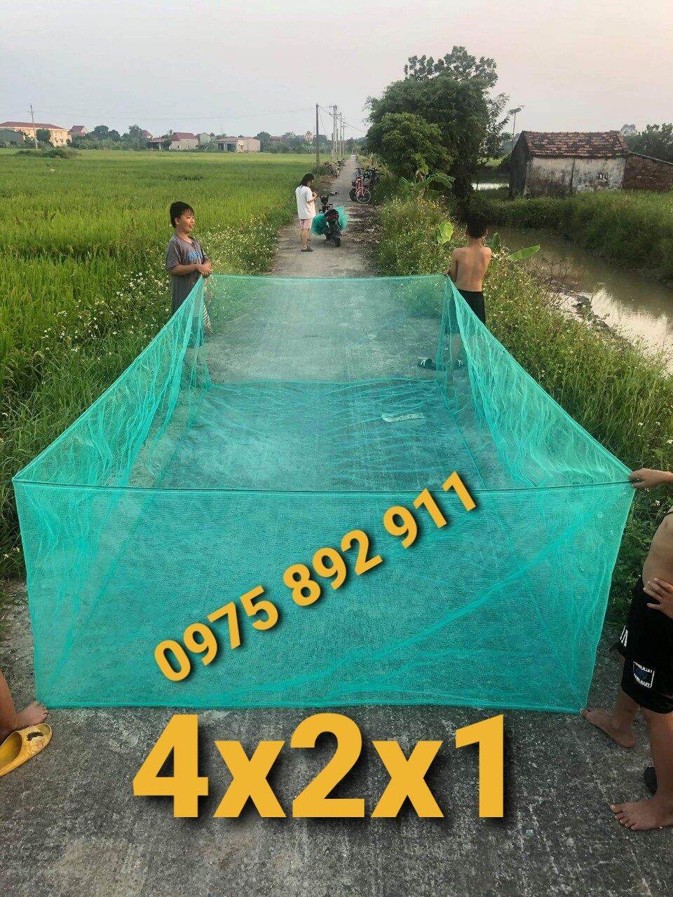 Tráng , lồng , vèo nuôi ốc ếch 4x2x1