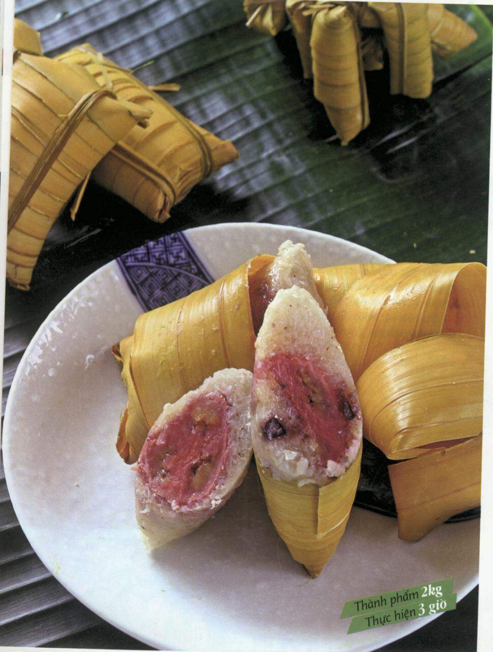 Bánh lá dừa nhân chuối 10 cái