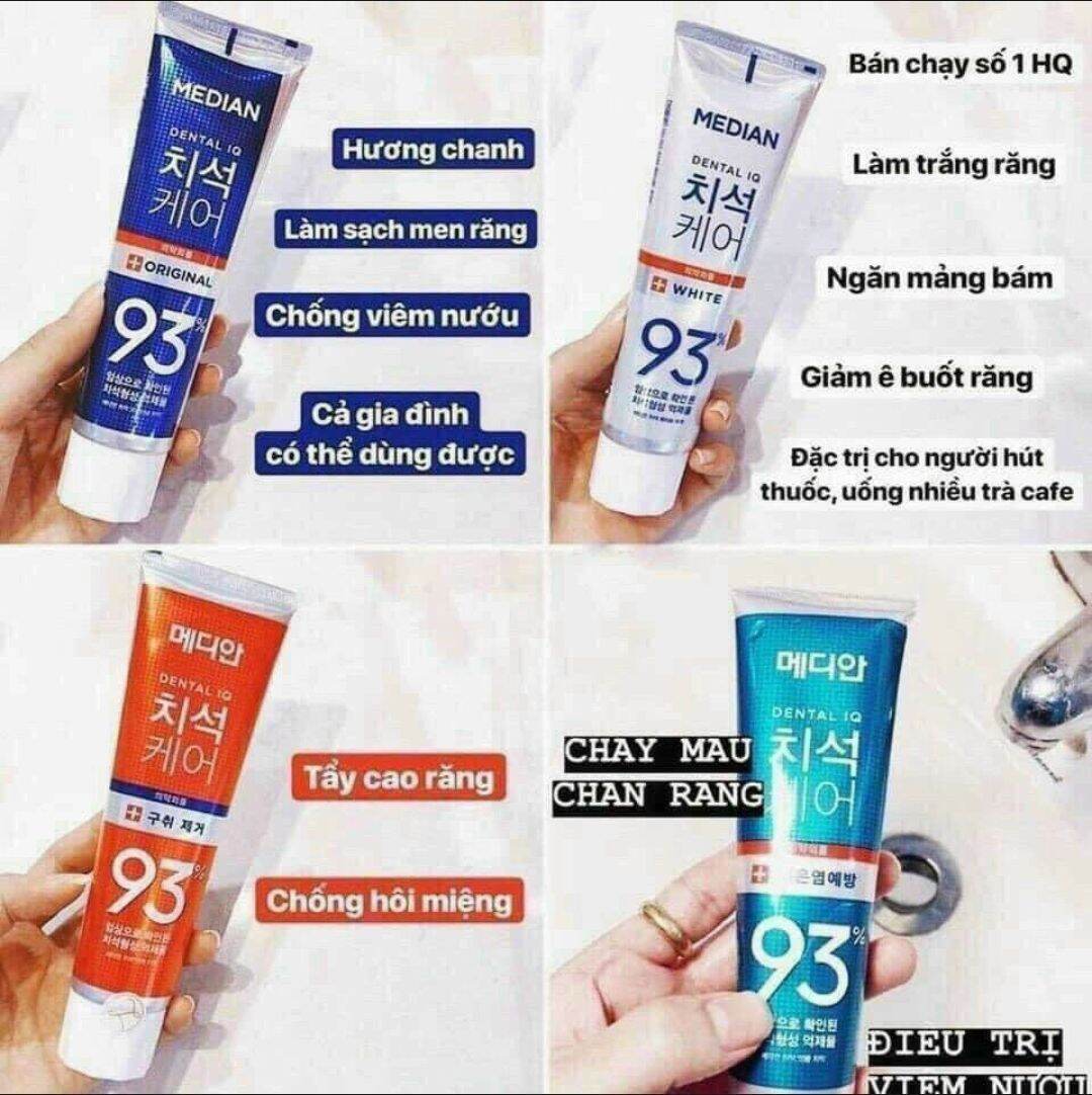 Kem Đánh Trắng Răng Median Toothpaste 93%