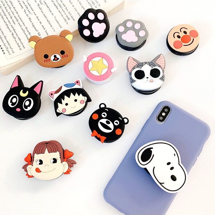 Pop dán điện thoại, giá đỡ điện thoại cute, popsocket