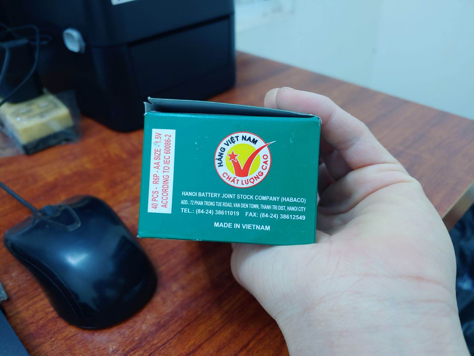 vỉ 4 viên Pin con thỏ
