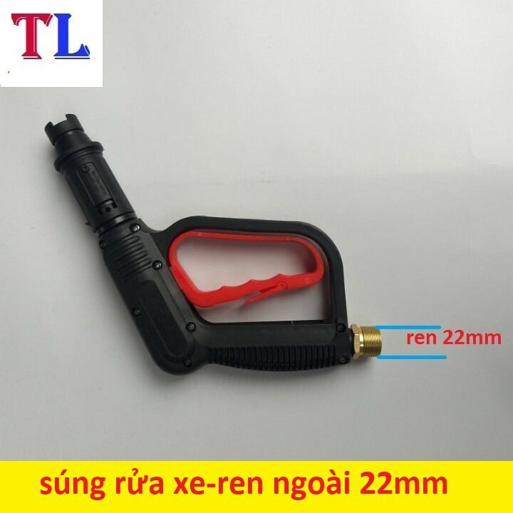 Sung rửa xe mi ni cò đỏ ren 22mm [ LOẠI 1 ]