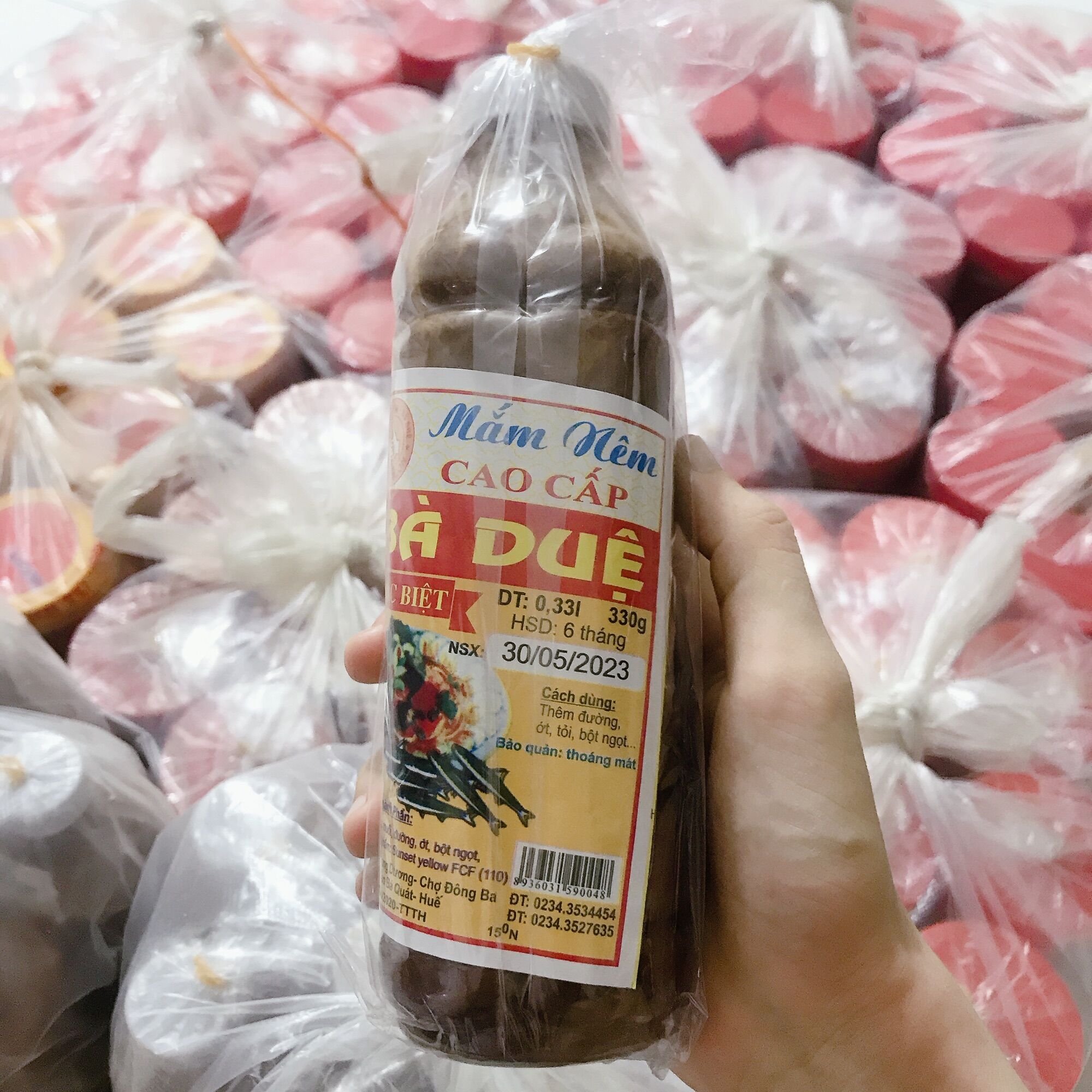 MẮM NÊM BÀ DUỆ CHAI 500G - MẮM HUẾ