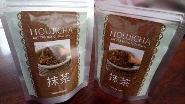 100gr bột trà rang Houjicha, Morihan Nhật Bản