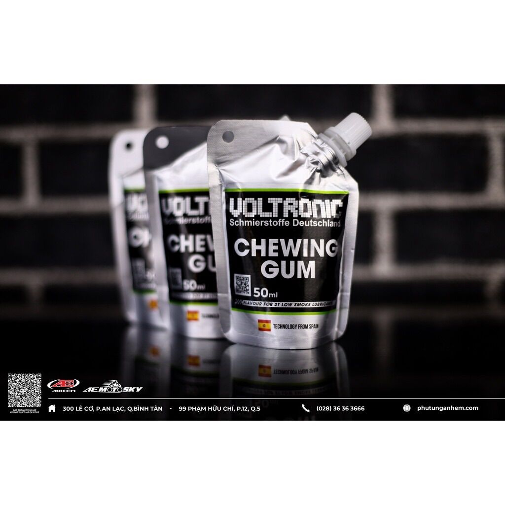 - Phụ gia nhớt pha VOLTRONIC CHEWING GUM (50ml) OIL-VOLTRONIC