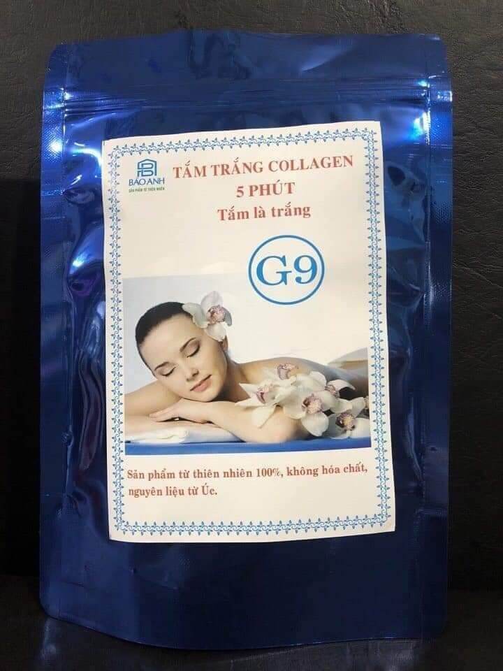 Combo 6 gói tắm trắng collagen G9