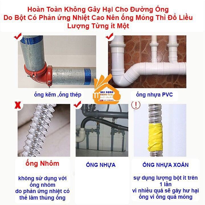 Bột thông tắc cống