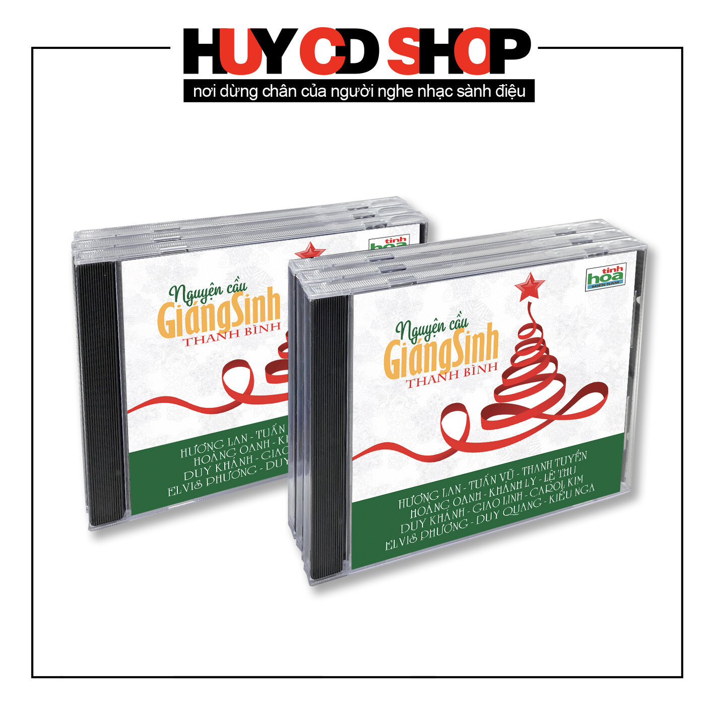Đĩa CD Nguyện cầu giáng sinh thanh bình - Nhạc vàng Bolero - Đĩa lòng Trắng