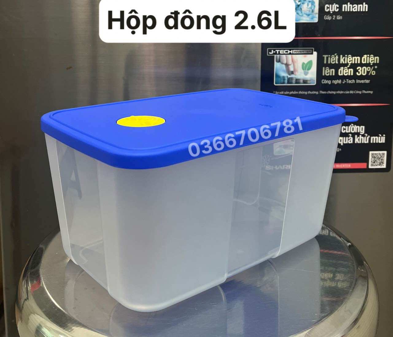 Hộp trữ đông Freezermate 2.3L tupperware
