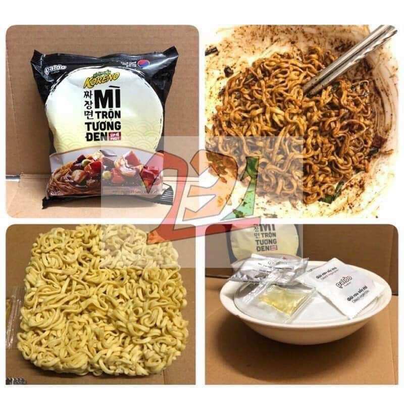 Mì Tương đen Koreno sợi nhỏ