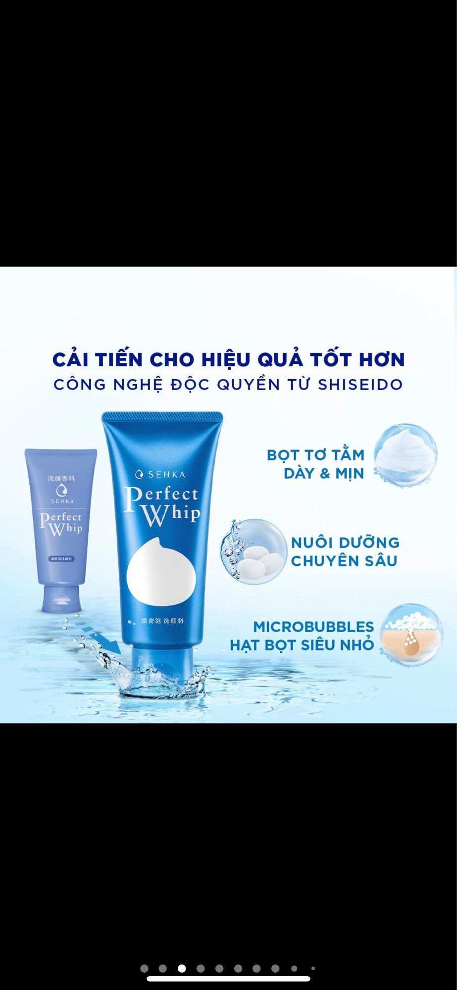 Sữa rửa mặt Nhật Senka Loại Mới 120g
