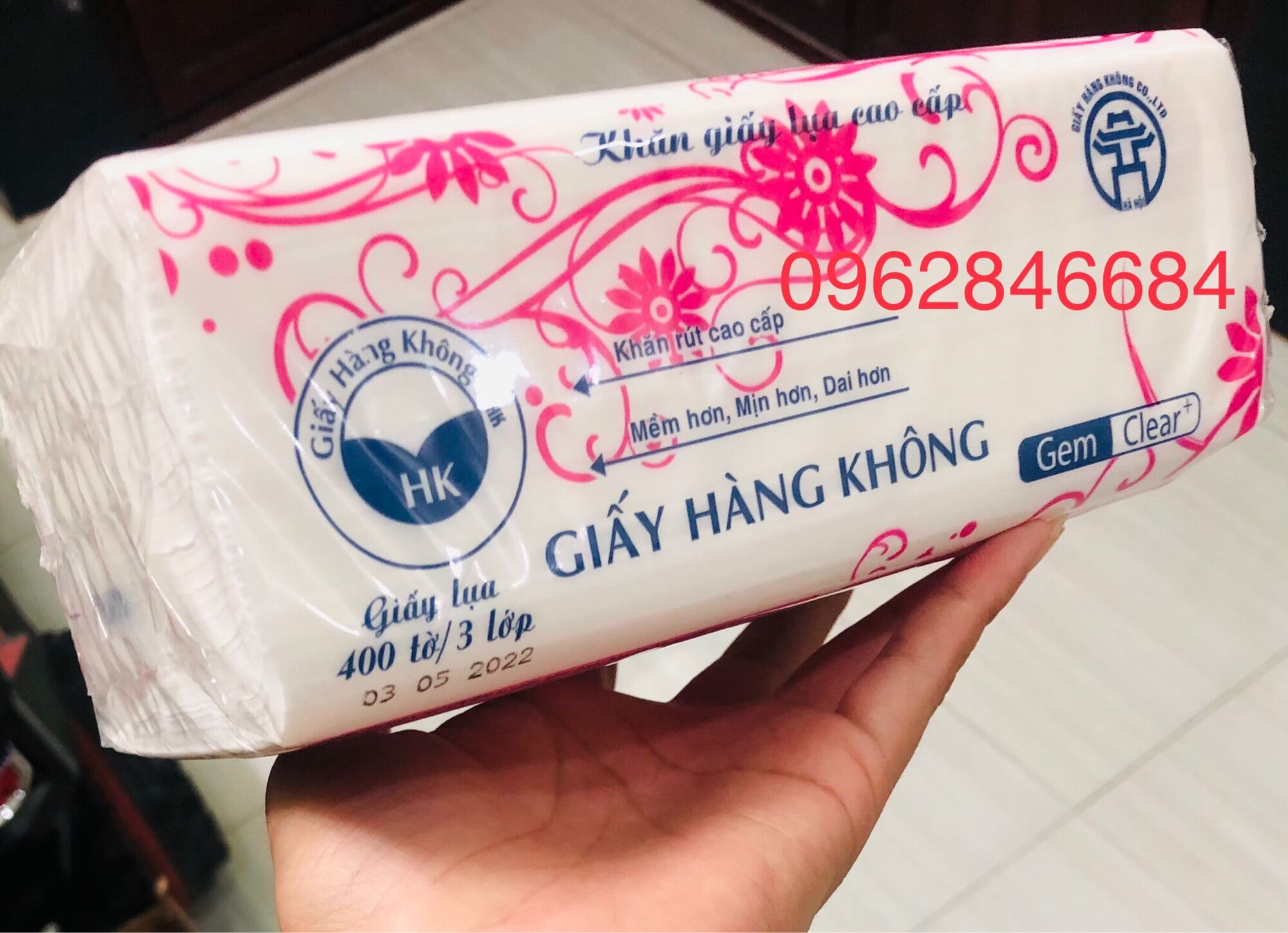 {Chuẩn lụa}Combo 10gói khăn rút lụa hàng không cao cấp siêu day mịn 400tờ/2lớp