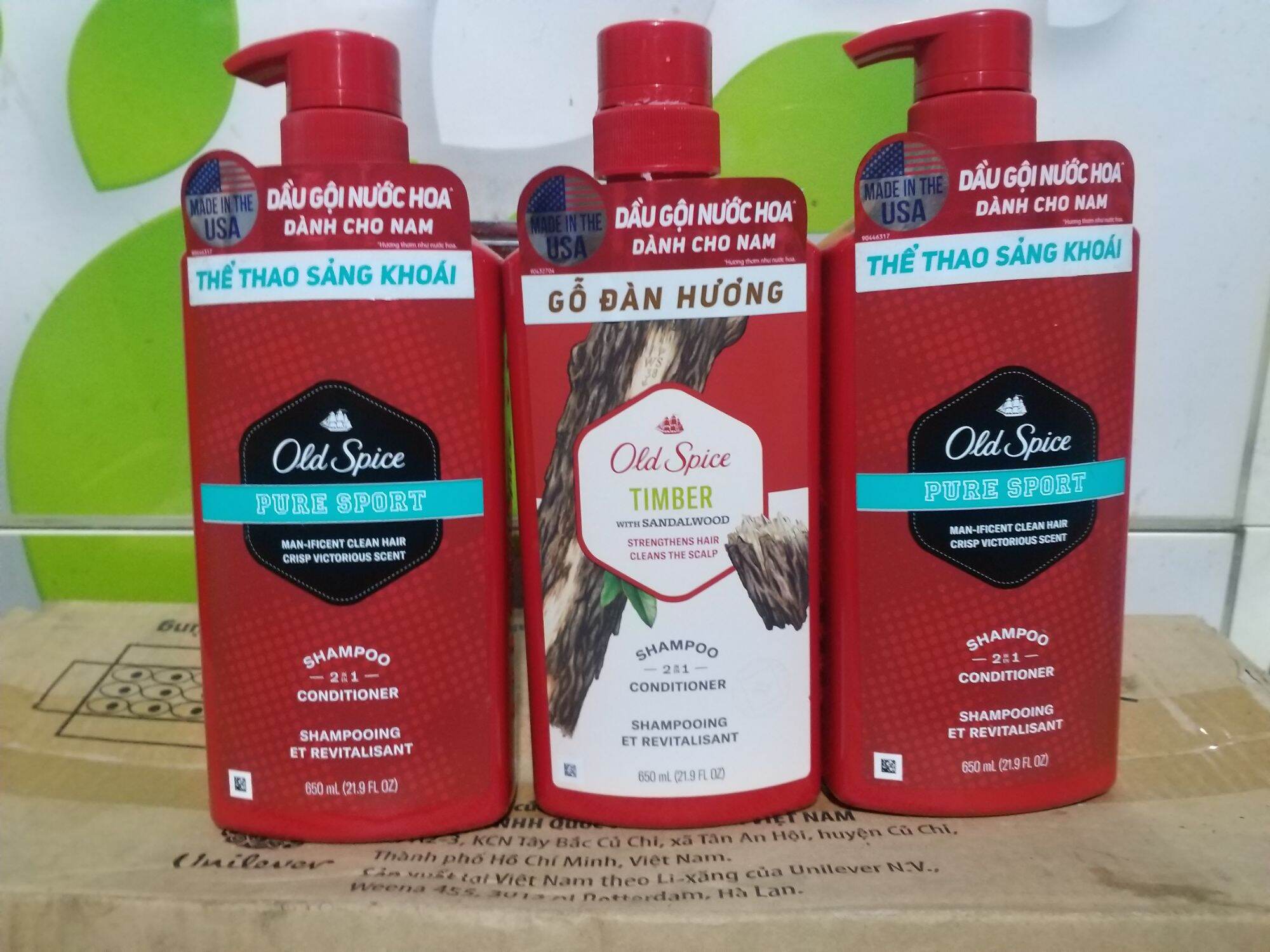 Dầu gội Old Spice 650g