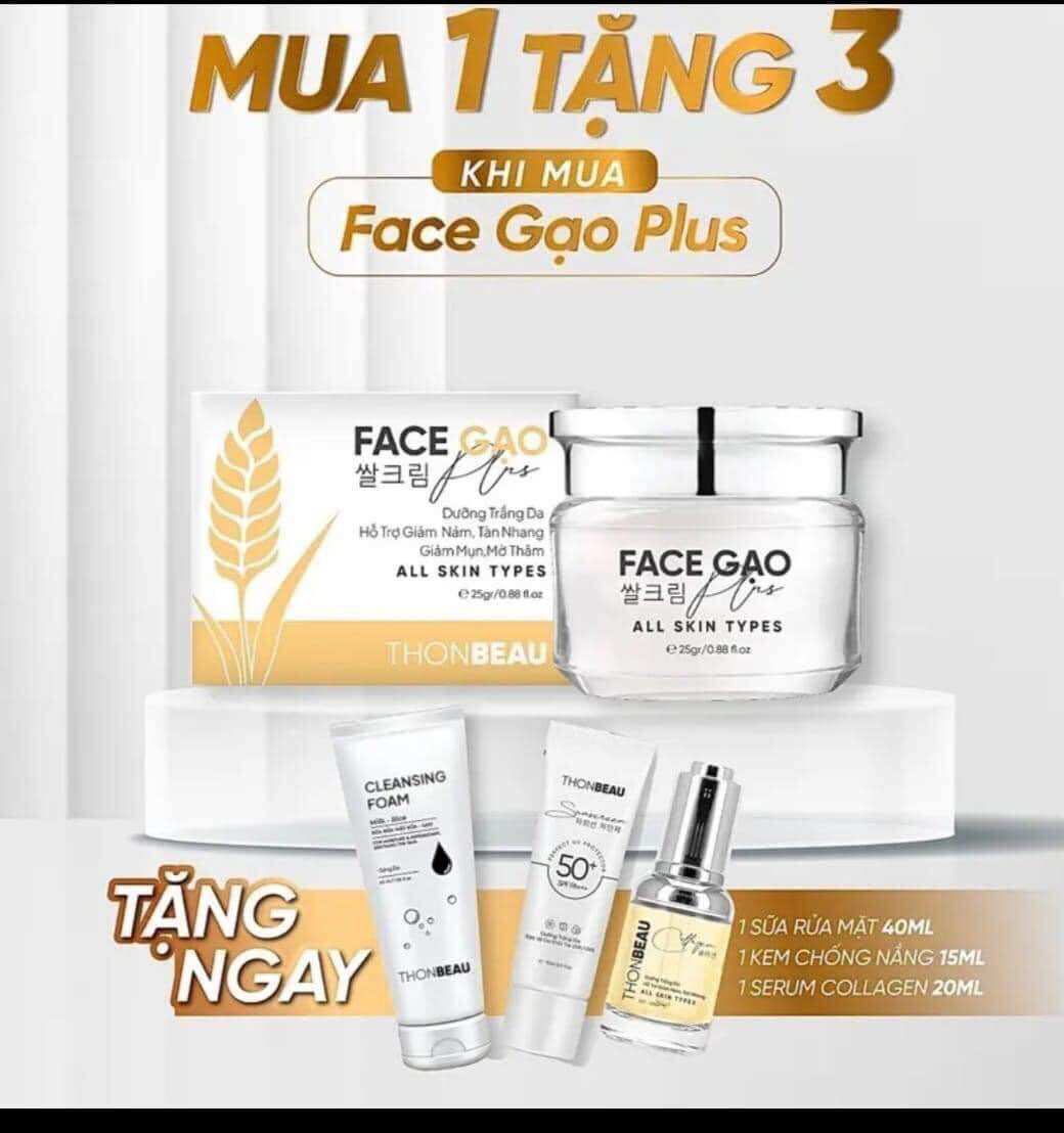 Kem Face Gạo Plus