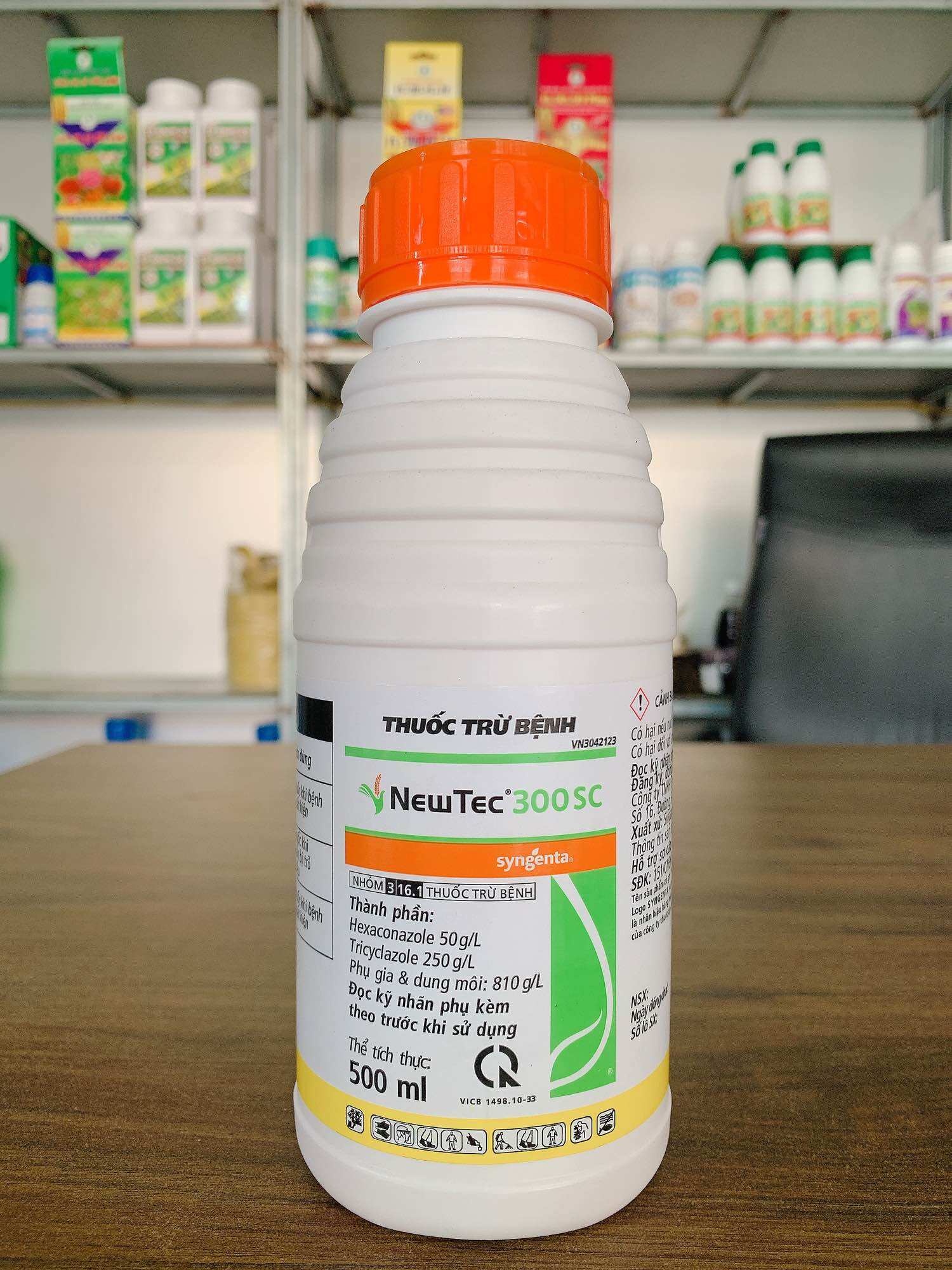 Newtec 300sc 500ml | đặc hiệu bệnh thán thư,lem lép hạt,đạo ôn,khô vằn,phấn trắng,vàng lá