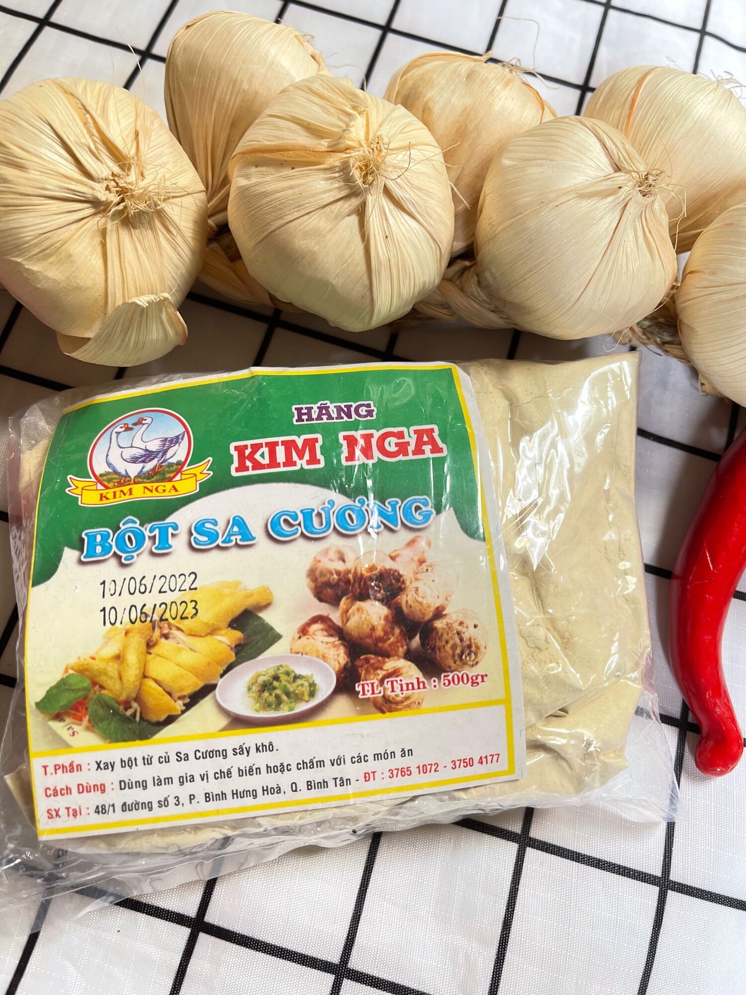 Bột sa cương kim nga 100gram - 500gram